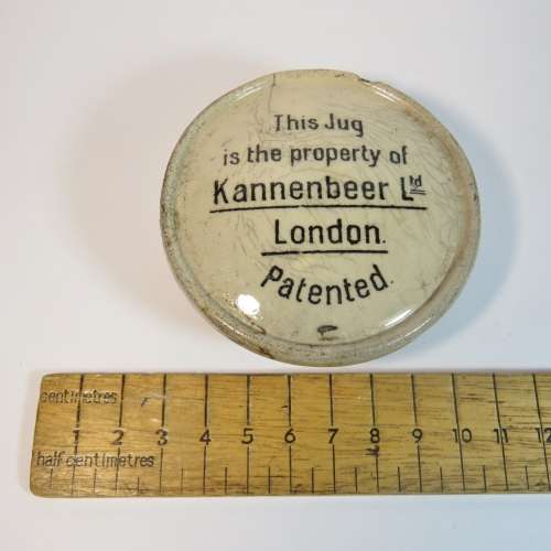 Porcelain lid for Kannenbeer LTD London - Small chip