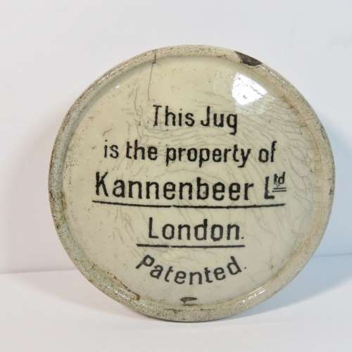 Porcelain lid for Kannenbeer LTD London - Small chip