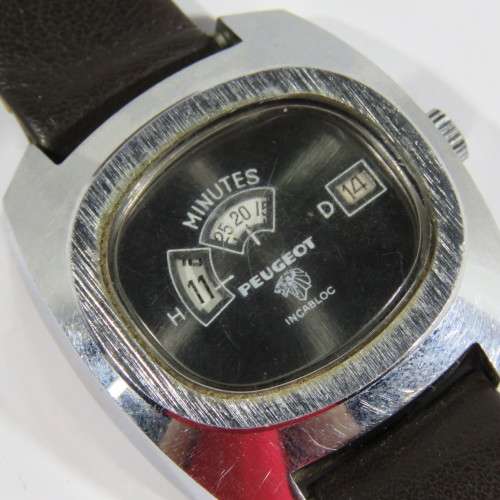 Vintage Peugeot manual wind mens watch - Working