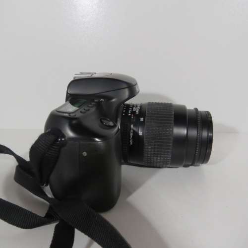 Nikon F50 SLR 35 mm camera with 35-80 mm lens in bag - Not tested - Sold as is