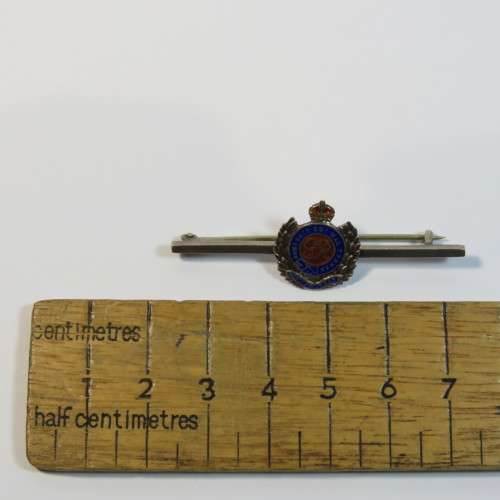 Royal Engineers silver sweetheart brooch