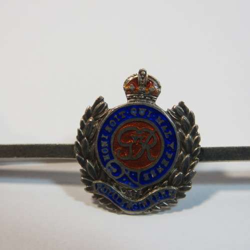 Royal Engineers silver sweetheart brooch