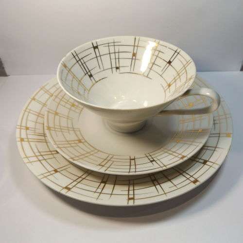 Arte Deco trio ( cup chipped )