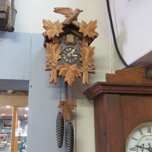 Black Forest Cuckoo clock 1950/60 - Excellent condition - 27 x 17 cm - Face 6 x 6 cm