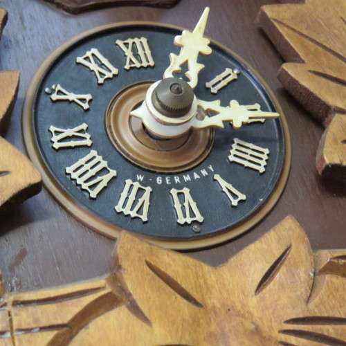 Black Forest Cuckoo clock 1950/60 - Excellent condition - 27 x 17 cm - Face 6 x 6 cm