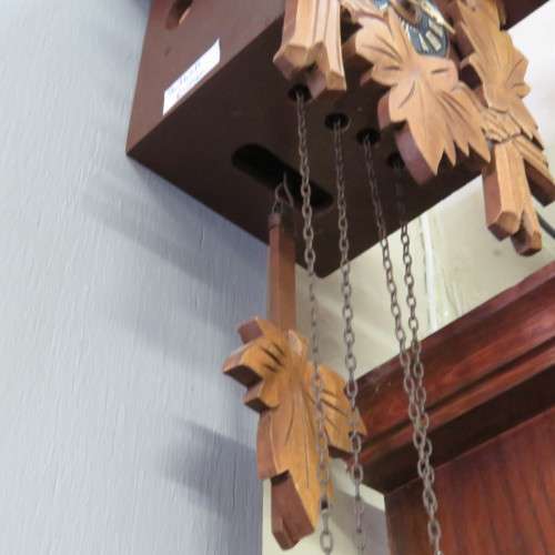 Black Forest Cuckoo clock 1950/60 - Excellent condition - 27 x 17 cm - Face 6 x 6 cm