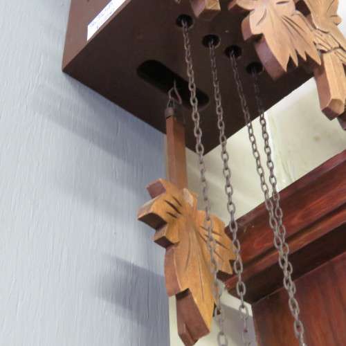 Black Forest Cuckoo clock 1950/60 - Excellent condition - 27 x 17 cm - Face 6 x 6 cm