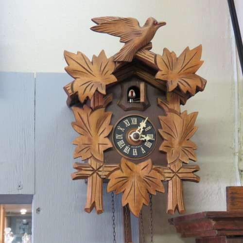 Black Forest Cuckoo clock 1950/60 - Excellent condition - 27 x 17 cm - Face 6 x 6 cm