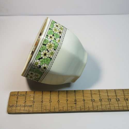 Antique Royal Doulton octagonal porcelain trio
