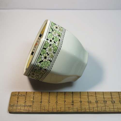 Antique Royal Doulton octagonal porcelain trio