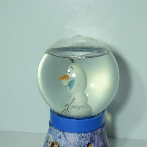 Disney Frozen bubble bath glitter globe with Olaf - Sealed
