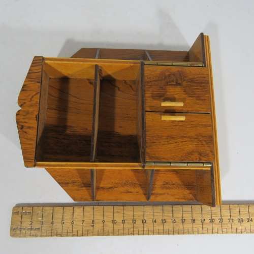 Vintage doll`s furniture - Wooden cabinet for lounge - Handmade