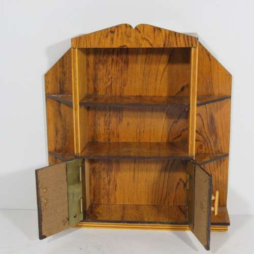 Vintage doll`s furniture - Wooden cabinet for lounge - Handmade