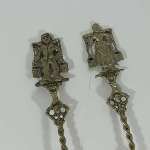 Vintage Dutch salad spoon and fork