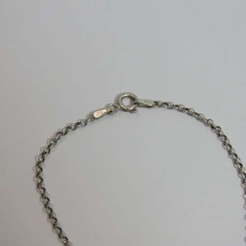 Sterling silver heart bracelet - Weighs 2,1 grams