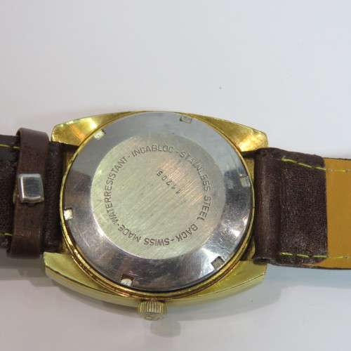 Vintage Tiros Le Cheminant automatic mens watch - Working with day/date