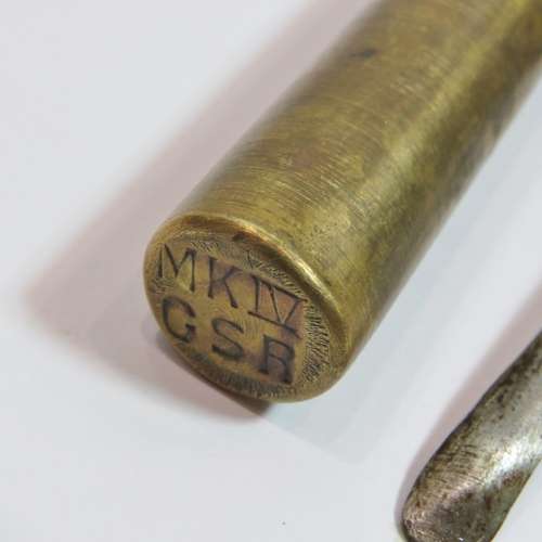 WW2 MKIV GSR .303 brass rifle oiler