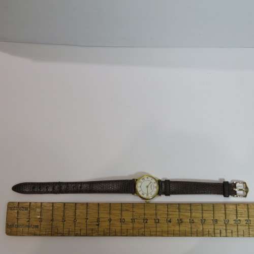 Raymond Weil 18kt gold plated ladies quartz watch - Working