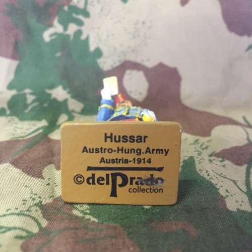 WW1 1914 Austro-Hungarian Army Hussar lead soldier  DelPrado collection