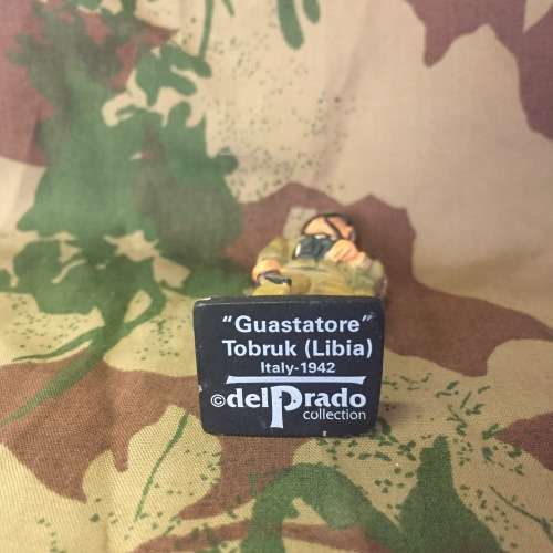 WW2 1942 Italian Guastatore Tobruk lead soldier - DelPrado collection