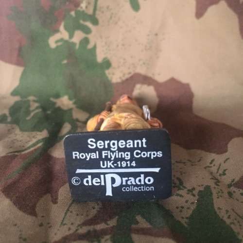 WW1 1914 British Royal flying corps sergeant lead soldier - DelPrado collection