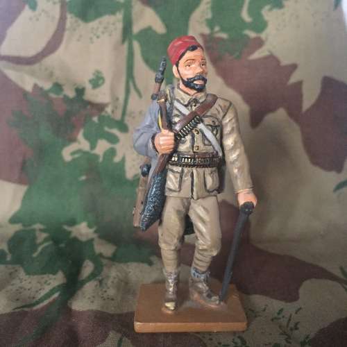WW2 1944 Greece ELAS Partisan lead soldier - DelPrado collection