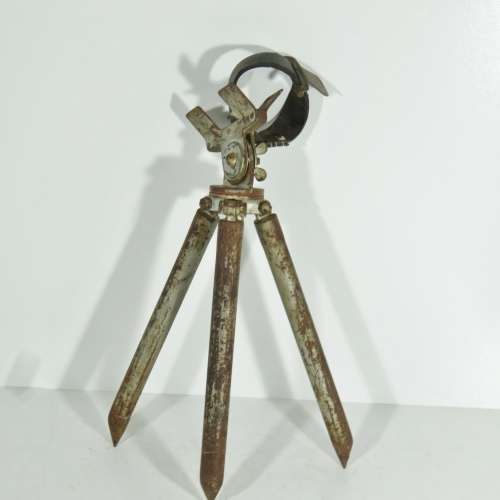 Vintage rifle shooting tripod