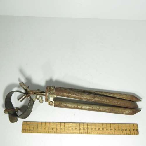 Vintage rifle shooting tripod