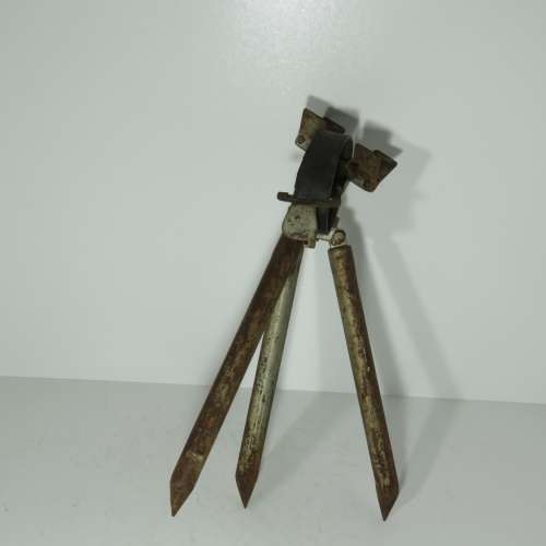Vintage rifle shooting tripod