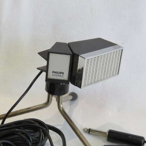 Vintage Phillips stereo microphone - not tested