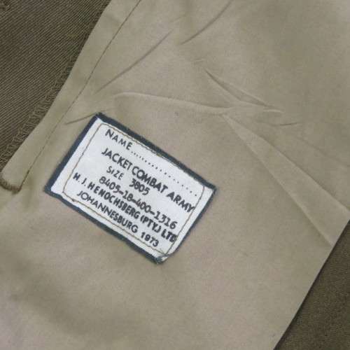 SADF combat bunny jacket - Sizes in description below