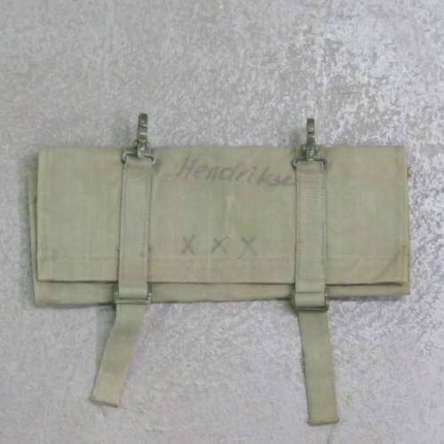 SADF webbing ground sheet cover - Size 41 x 35 cm