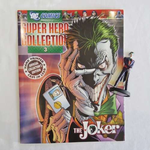 Eaglemoss DC Comics Super Hero Collection #3 The Joker figurine with magazine - No box