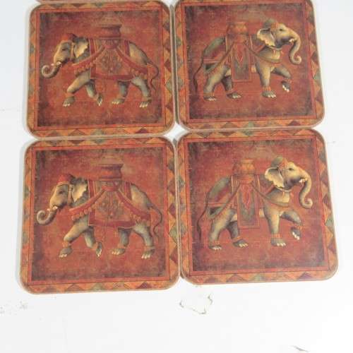 Pimpernel Premier Collection (elephant expression) Art for the Table 6 place mats and 6 coasters