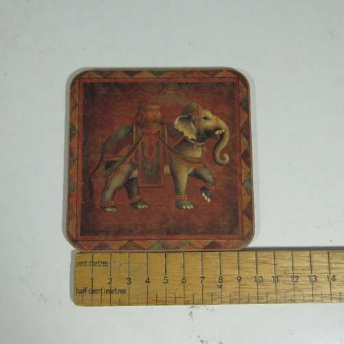 Pimpernel Premier Collection (elephant expression) Art for the Table 6 place mats and 6 coasters