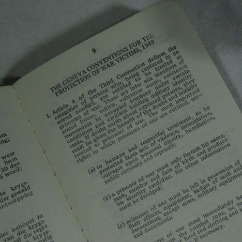 SADF Service and pay book
