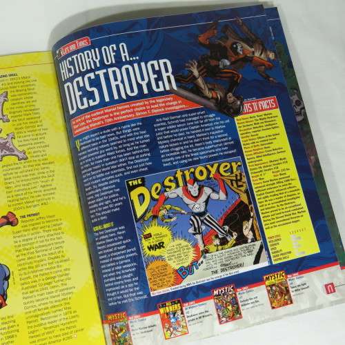 Eaglemoss Classic Marvel figurine collection Destroyer figurine with magazine