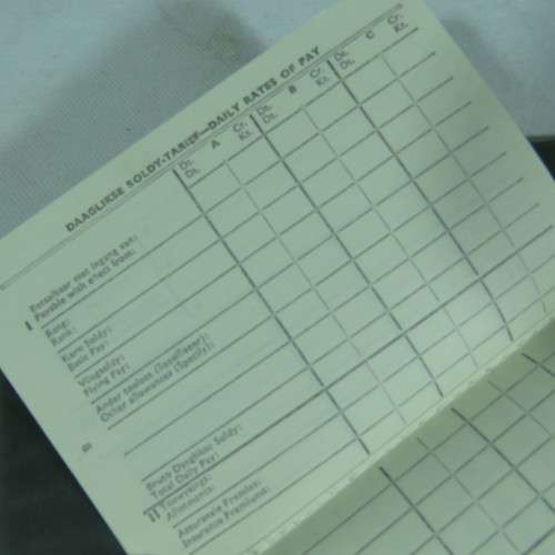SADF Service and pay book