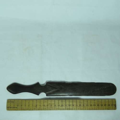 Boer War POW trench art page turner - Diyatalawa Kamp Ceylon 1902