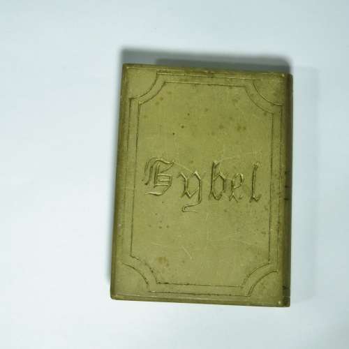 Boer War POW trench art Stone Bible - E van Tonder - 10.9.1901