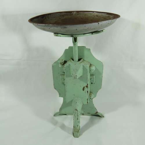 Vintage family scale - Bowl 22 x 22 cm - Length 33 cm