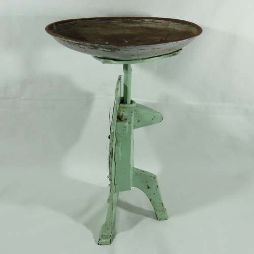 Vintage family scale - Bowl 22 x 22 cm - Length 33 cm