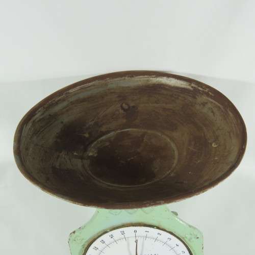 Vintage family scale - Bowl 22 x 22 cm - Length 33 cm