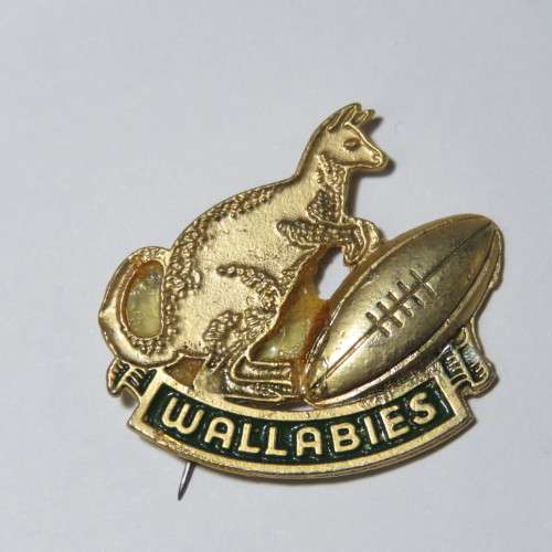 Australia Wallabies rugby pin badge - Pin broken