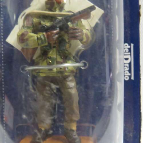 DelPrado 1944/45 UK Army commandos sergeant lead soldier - Still sealed