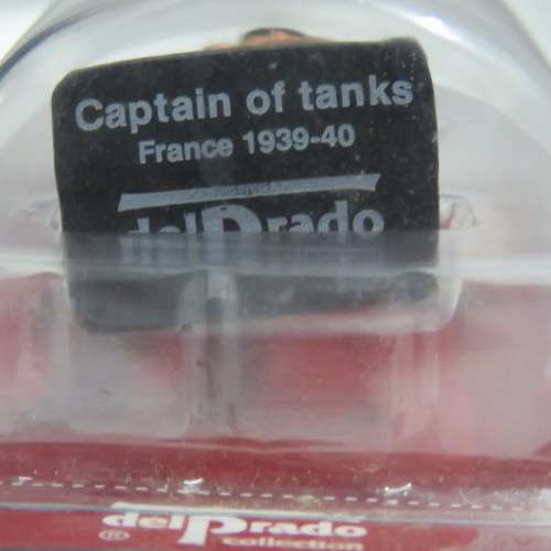 DelPrado 1939-40 France Captain of Tanks lead soldier - Still sealed