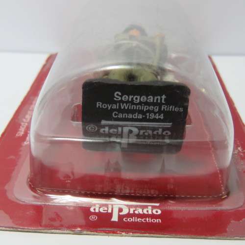DelPrado 1944 Canada Royal Winnipeg Rifles Sergeant lead soldier - Still sealed