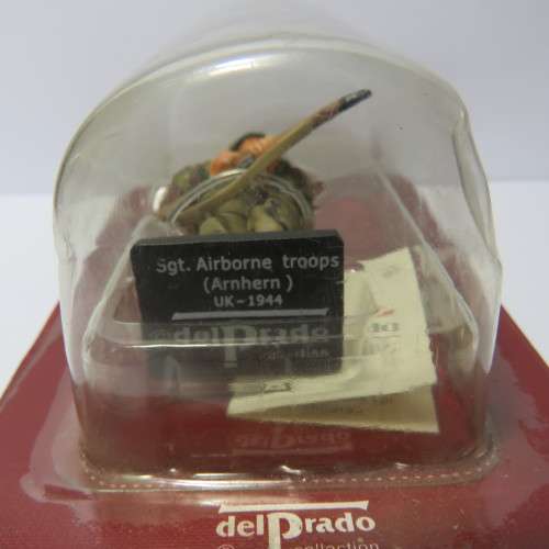 DelPrado 1944 UK Arnhern Airborne troops sergeant lead soldier - Still sealed