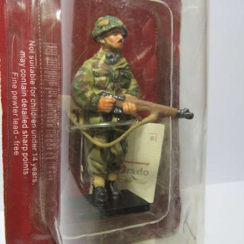 DelPrado 1944 UK Arnhern Airborne troops sergeant lead soldier - Still sealed