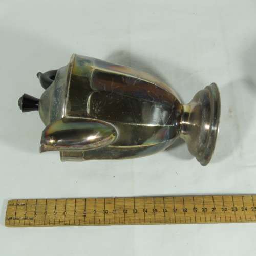Vintage Sheffield silverplated teapot, milk jug and sugar bowl